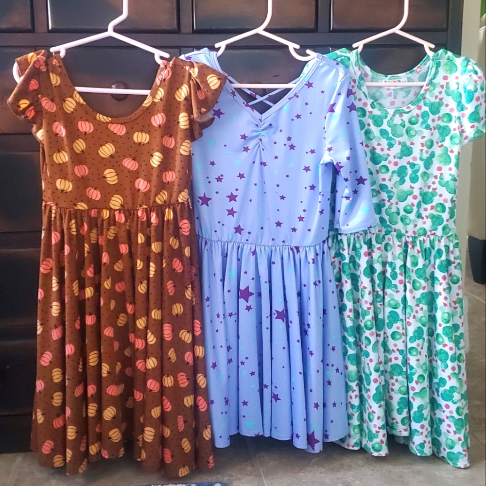 Lot of 3 Dot.Dot.Smile girls 5/6 dresses